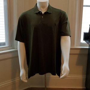 Men's Ralph Lauren olive green polo XXL